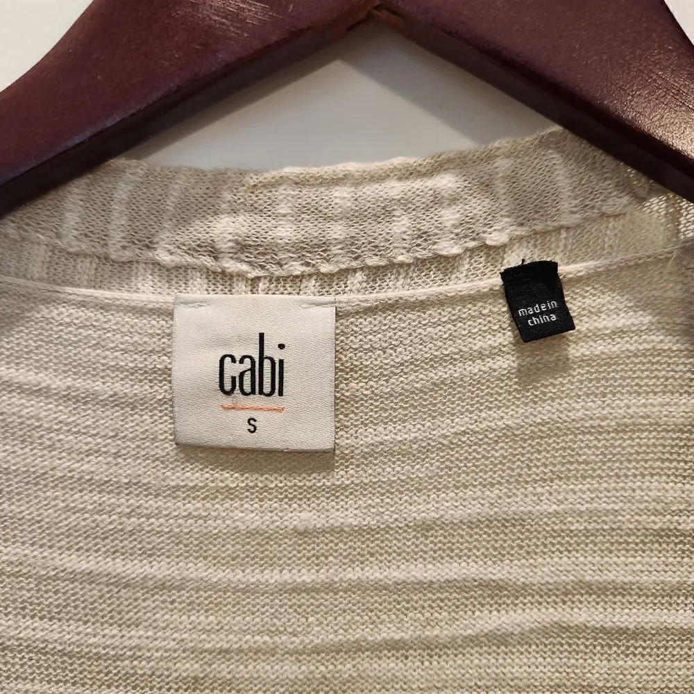 CAbi 5018 Vineyard Sweater Small Open Duster Cardigan Womens Career - Picture 5 of 8